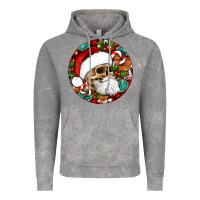 Cloud Rock Christmas hippie skeleton santa ornament Vintage Hoodie - Artiststas