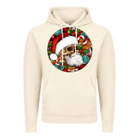 Vintage Artic Christmas hippie skeleton santa ornament Vintage Hoodie - Artiststas