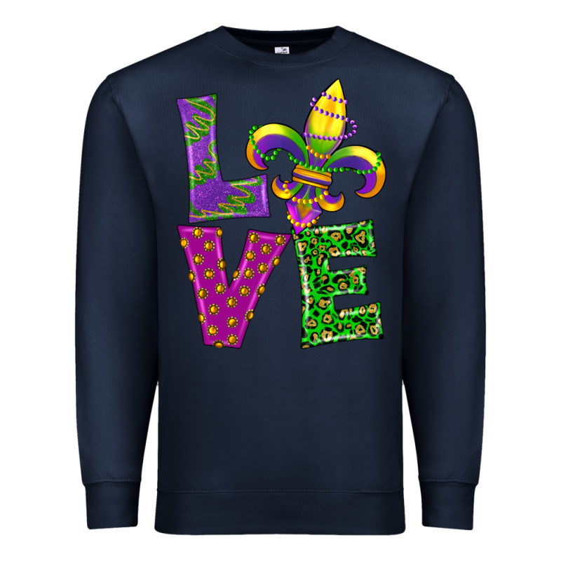 Mardi Gras Love Premium Sweatshirt by RanaPortraitStore | Teevron
