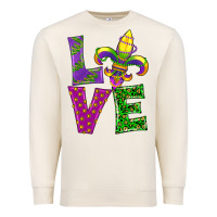 Sandshell mardi gras love Premium Sweatshirt - RanaPortraitStore