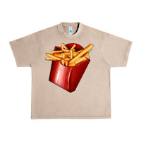 French Oak french fries Urban Heavy Tee - AdoDesignShop
