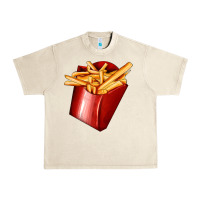 Sandshell french fries Urban Heavy Tee - AdoDesignShop