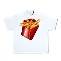 White french fries Urban Heavy Tee - AdoDesignShop