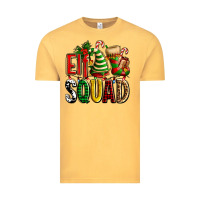 Vintage Mustard elf squad with elf hat and socks Vintage Tee - AdoDesignShop