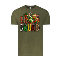 Vintage Olive elf squad with elf hat and socks Vintage Tee - AdoDesignShop