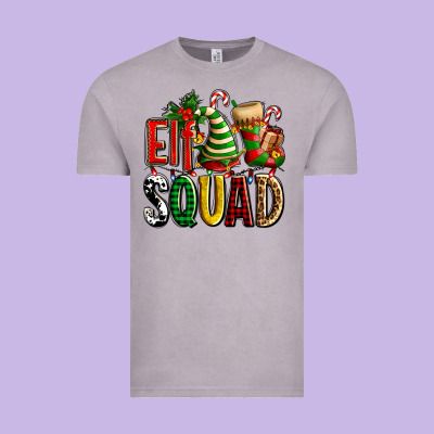 Elf Squad With Elf Hat And Socks Vintage Tee Designed By Adodesignshop