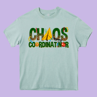 Chaos Coordinator Heavy Core Tee Designed By Texasbilliewilder