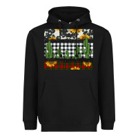 Black cowhide cacti sunflowers christmas mousepad Heavyweight Hoodie - Jasminsmagicworld