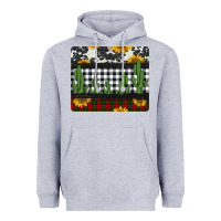 Heather Grey cowhide cacti sunflowers christmas mousepad Heavyweight Hoodie - Jasminsmagicworld