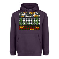 Plum cowhide cacti sunflowers christmas mousepad Heavyweight Hoodie - Jasminsmagicworld