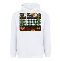 White cowhide cacti sunflowers christmas mousepad Heavyweight Hoodie - Jasminsmagicworld