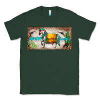 Sports Green western howdy cowboy horse sunset weapon cactus leopard  license plate Classic Tee - BarkalooDesign
