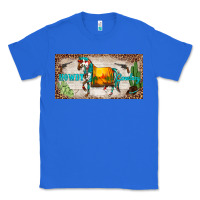 True Royal western howdy cowboy horse sunset weapon cactus leopard  license plate Classic Tee - BarkalooDesign