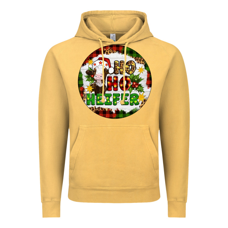 Christmas Ho Ho Heifer Vintage Hoodie by Artiststas | Teevron