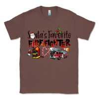Chestnut Santa's Favorite Firefighter Classic Tee - LillyAllenDesigns