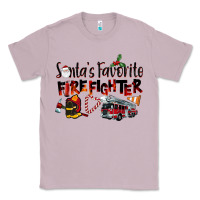 Lilac Santa's Favorite Firefighter Classic Tee - LillyAllenDesigns