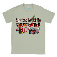 Matcha Santa's Favorite Firefighter Classic Tee - LillyAllenDesigns