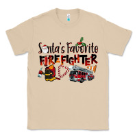 Mushroom Santa's Favorite Firefighter Classic Tee - LillyAllenDesigns