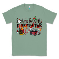 Sage Santa's Favorite Firefighter Classic Tee - LillyAllenDesigns