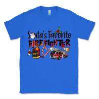 True Royal Santa's Favorite Firefighter Classic Tee - LillyAllenDesigns