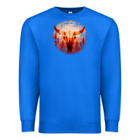 True Royal Western Cowboy Sunset Bull Skull Premium Sweatshirt - Bettercallsaul