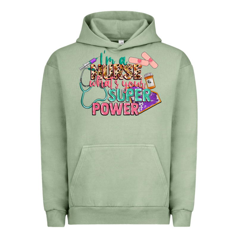 I'm A Nurse What's Your Superpower Urban Hoodie by CowGirlArtShop | Teevron