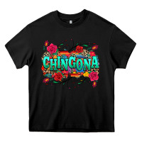 Black chingona Heavy Core Tee - texasbilliewilder