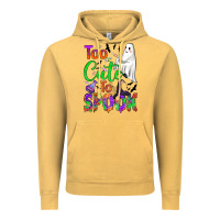 Vintage Mustard too cute to spook Vintage Hoodie - BundleAndBundleShop