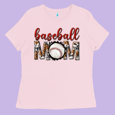 Ladies Tee baseball mom