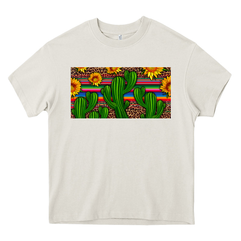 Sunflowers And Cactus License Plate Heavy Core Tee by Artiststas | Teevron