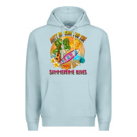 Blue Mist Ain't no cure for the summertime blues Premium Hoodie - NancyCooperArtShop