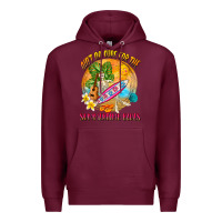 Burgundy Ain't no cure for the summertime blues Premium Hoodie - NancyCooperArtShop