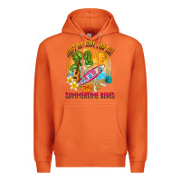 Carrot Ain't no cure for the summertime blues Premium Hoodie - NancyCooperArtShop