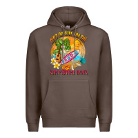 Coffee Ain't no cure for the summertime blues Premium Hoodie - NancyCooperArtShop