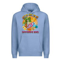 Colony Blue Ain't no cure for the summertime blues Premium Hoodie - NancyCooperArtShop