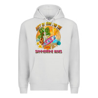 Dove Grey Ain't no cure for the summertime blues Premium Hoodie - NancyCooperArtShop