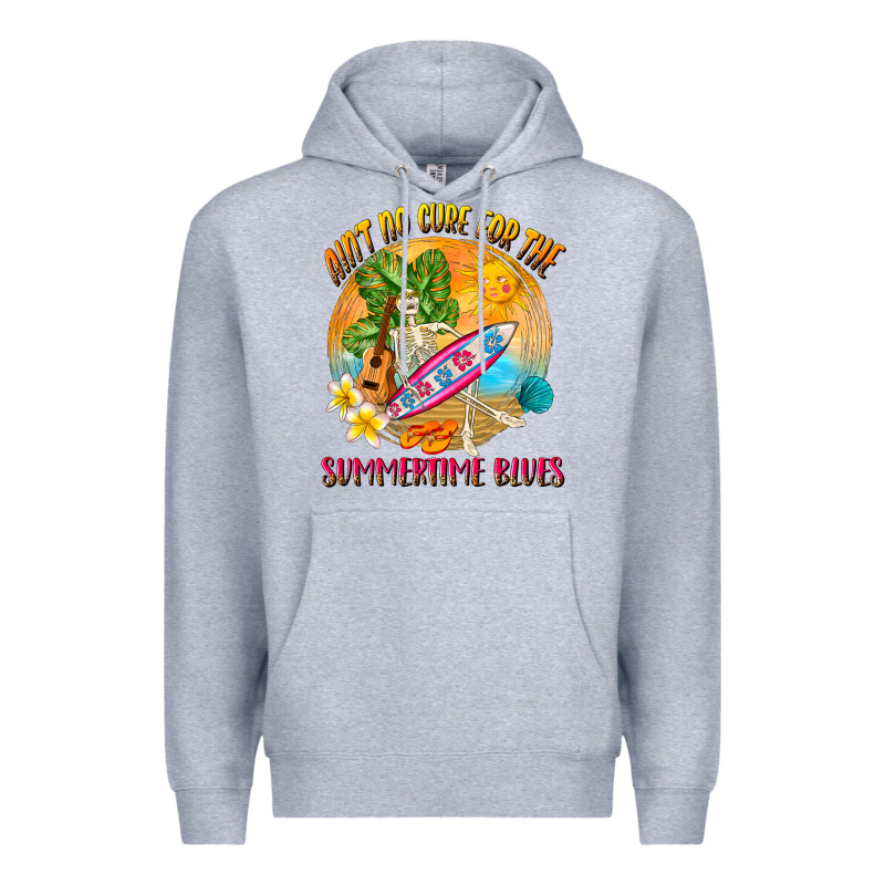 Ain't No Cure For The Summertime Blues Premium Hoodie by NancyCooperArtShop | Teevron
