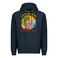 Navy Ain't no cure for the summertime blues Premium Hoodie - NancyCooperArtShop