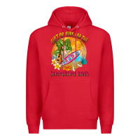 Red Ain't no cure for the summertime blues Premium Hoodie - NancyCooperArtShop