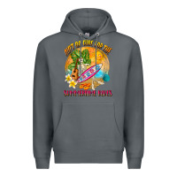 Rock Ain't no cure for the summertime blues Premium Hoodie - NancyCooperArtShop