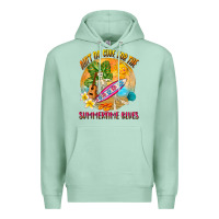 Seafoam Ain't no cure for the summertime blues Premium Hoodie - NancyCooperArtShop