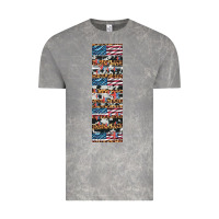 Cloud Rock usa flag and western patterns  penwraps Vintage Tee - Artiststas