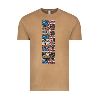 Vintage Camel usa flag and western patterns  penwraps Vintage Tee - Artiststas