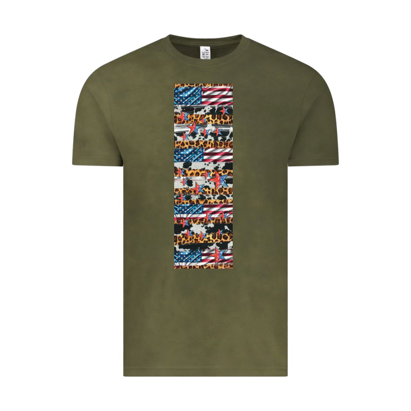 Usa Flag And Western Patterns  Penwraps Vintage Tee by Artiststas | Teevron