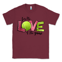 Burgundy for the love of the game tennis Classic Tee - Jasminsmagicworld