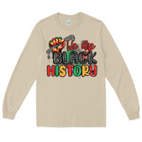 Mushroom we are black history Long Sleeve Tee - MaliasSmallBusiness