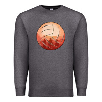 Charcoal Heather Cowboy Sunset Volleyball Premium Sweatshirt - Bettercallsaul