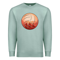 Seafoam Cowboy Sunset Volleyball Premium Sweatshirt - Bettercallsaul