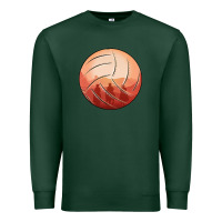 Sports Green Cowboy Sunset Volleyball Premium Sweatshirt - Bettercallsaul
