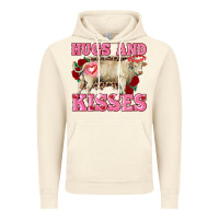 Vintage Artic hugs and kisses charolais bull Vintage Hoodie - RanaPortraitStore